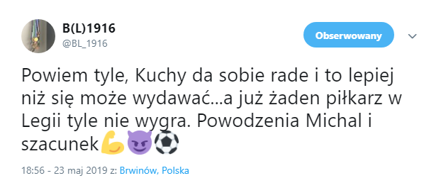 Bogusław Leśnodorski na temat odejścia Kucharczyka z Legii